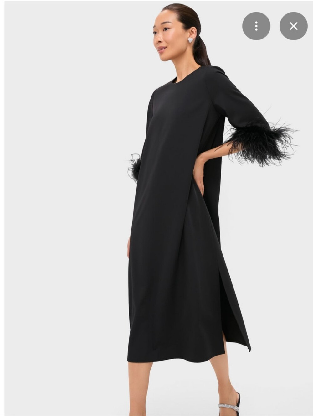 Tuckernuck Jamie Side Slit Midi Dress